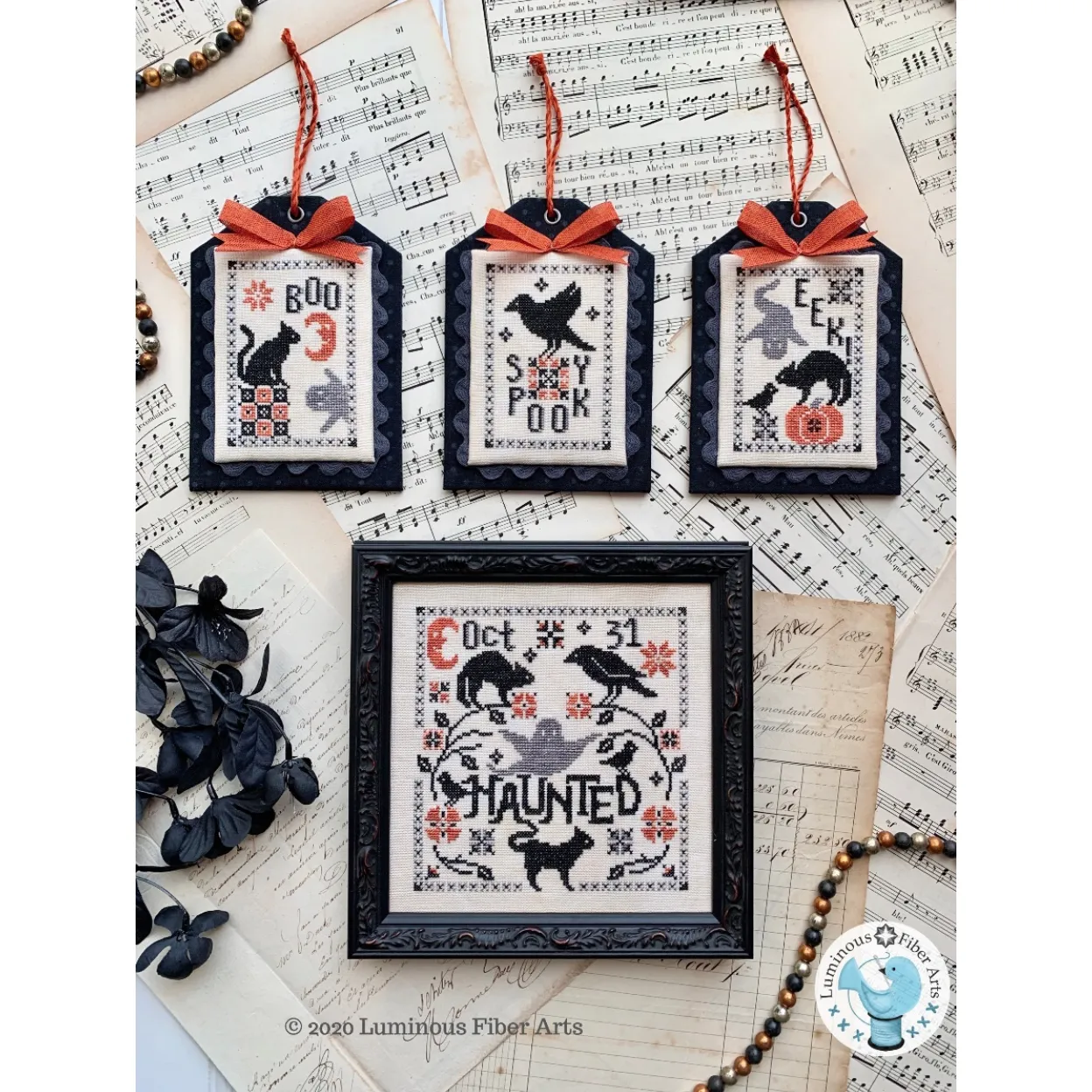 Luminous Fiber Arts ~ Haunted Pattern