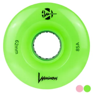 Luminous LED Quad 62mm 85a Sixies Wheel - 4pack