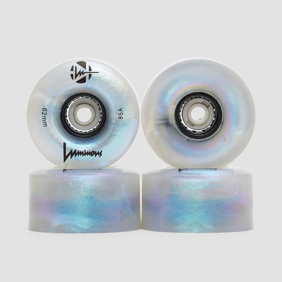 Luminous LED Quad 85a Wheels x4 Black Pearl 62mm