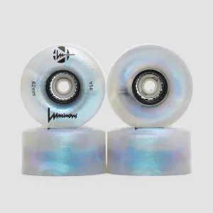 Luminous LED Quad 85a Wheels x4 Black Pearl 62mm