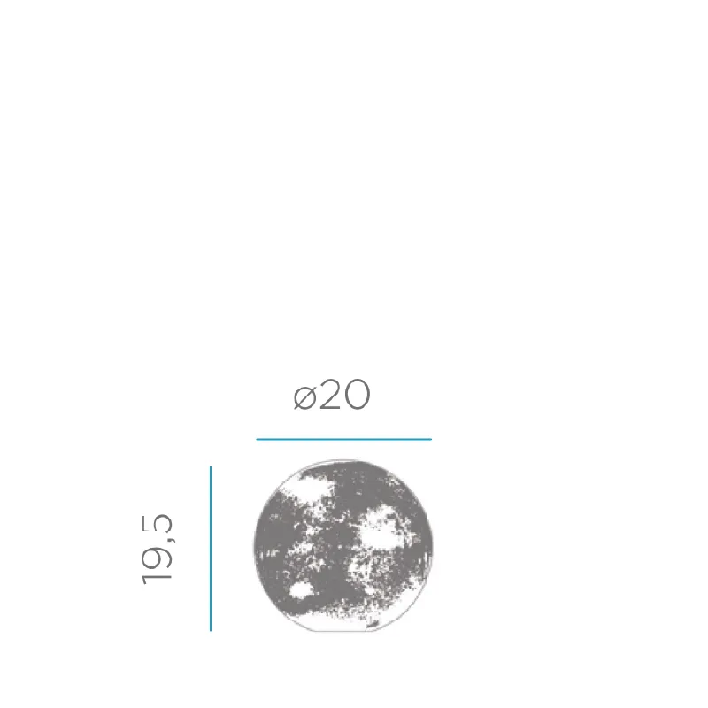 Luminous sphere LUA 20