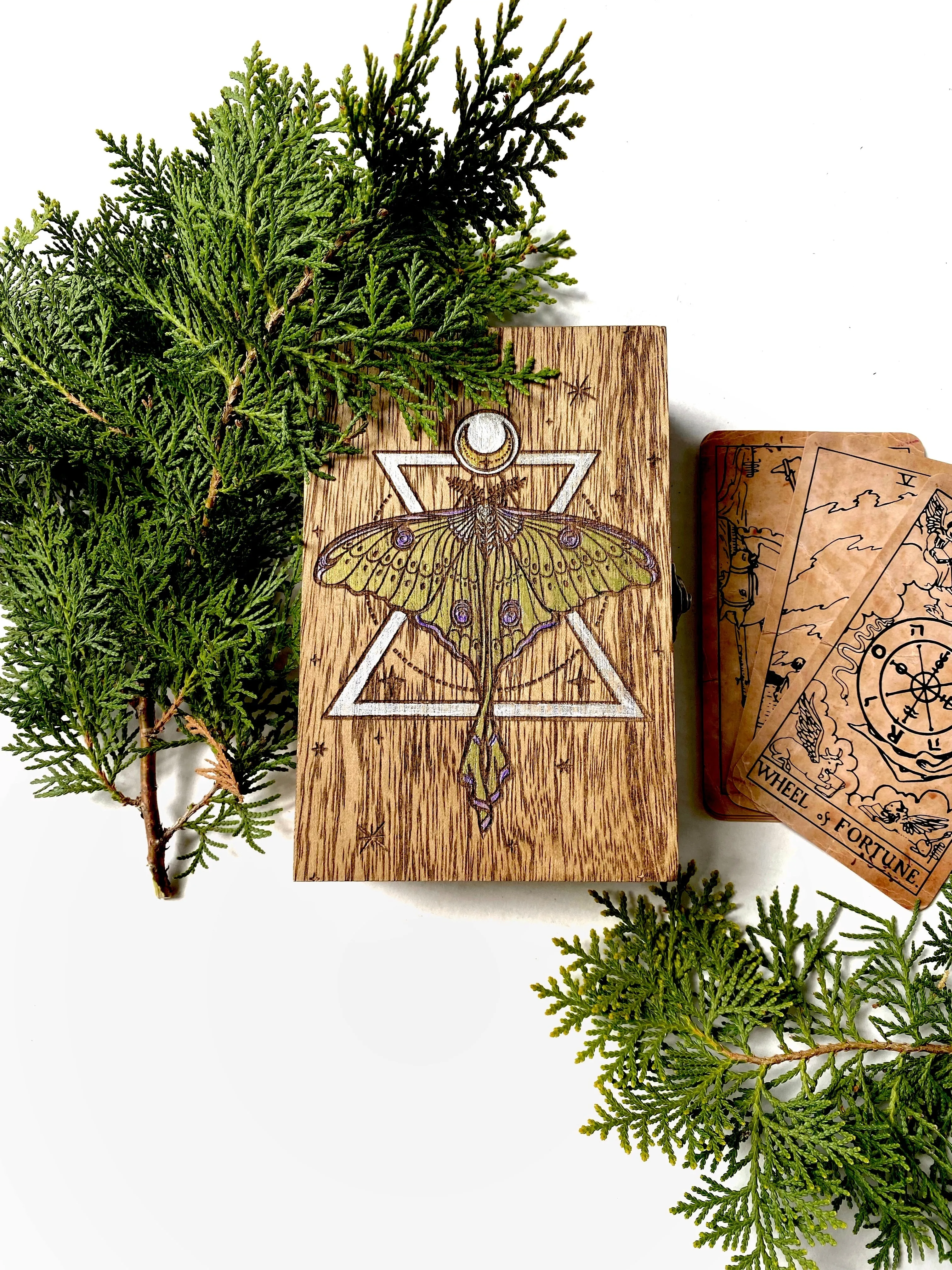 Luna Moth Tarot Box