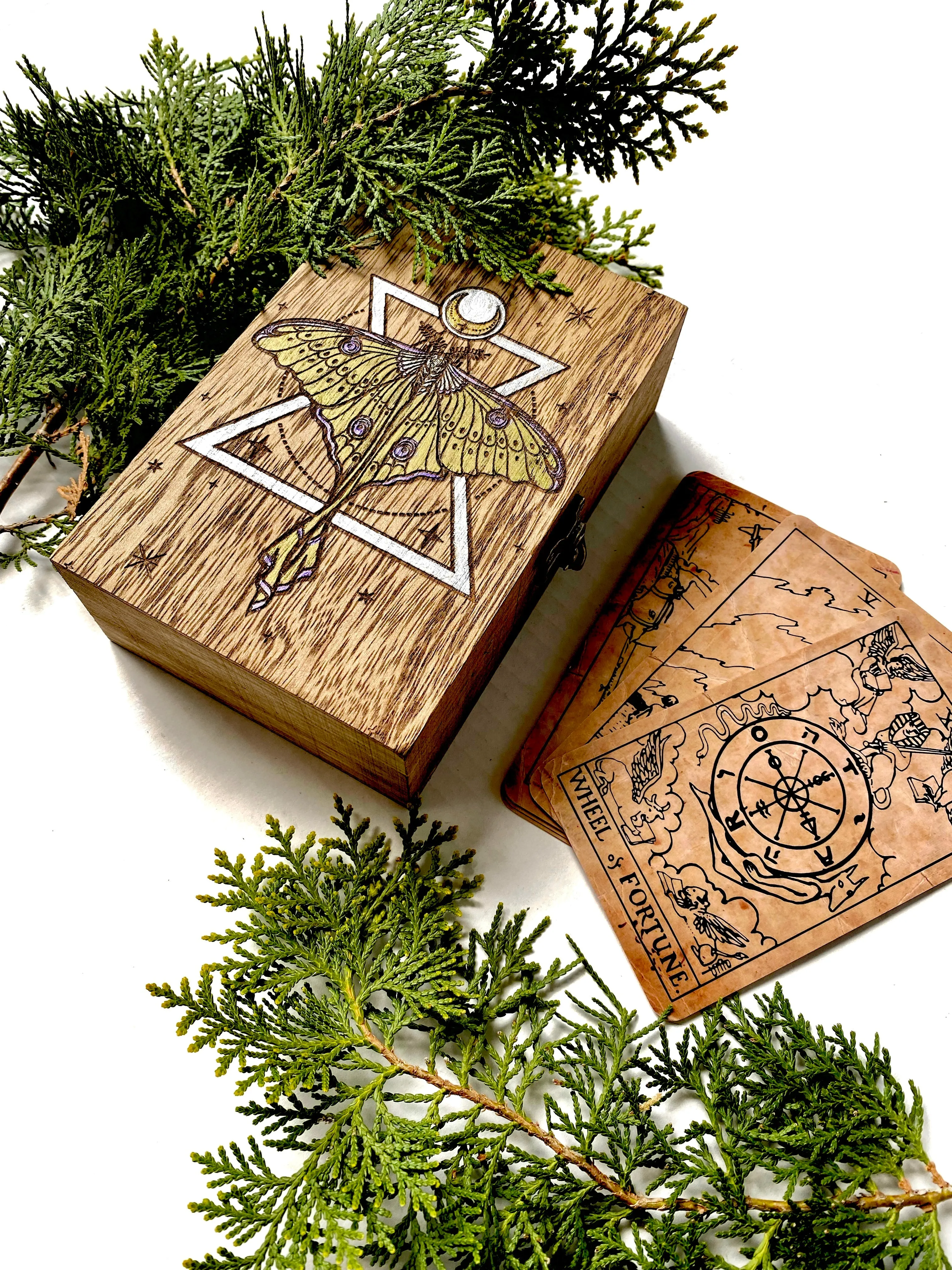Luna Moth Tarot Box