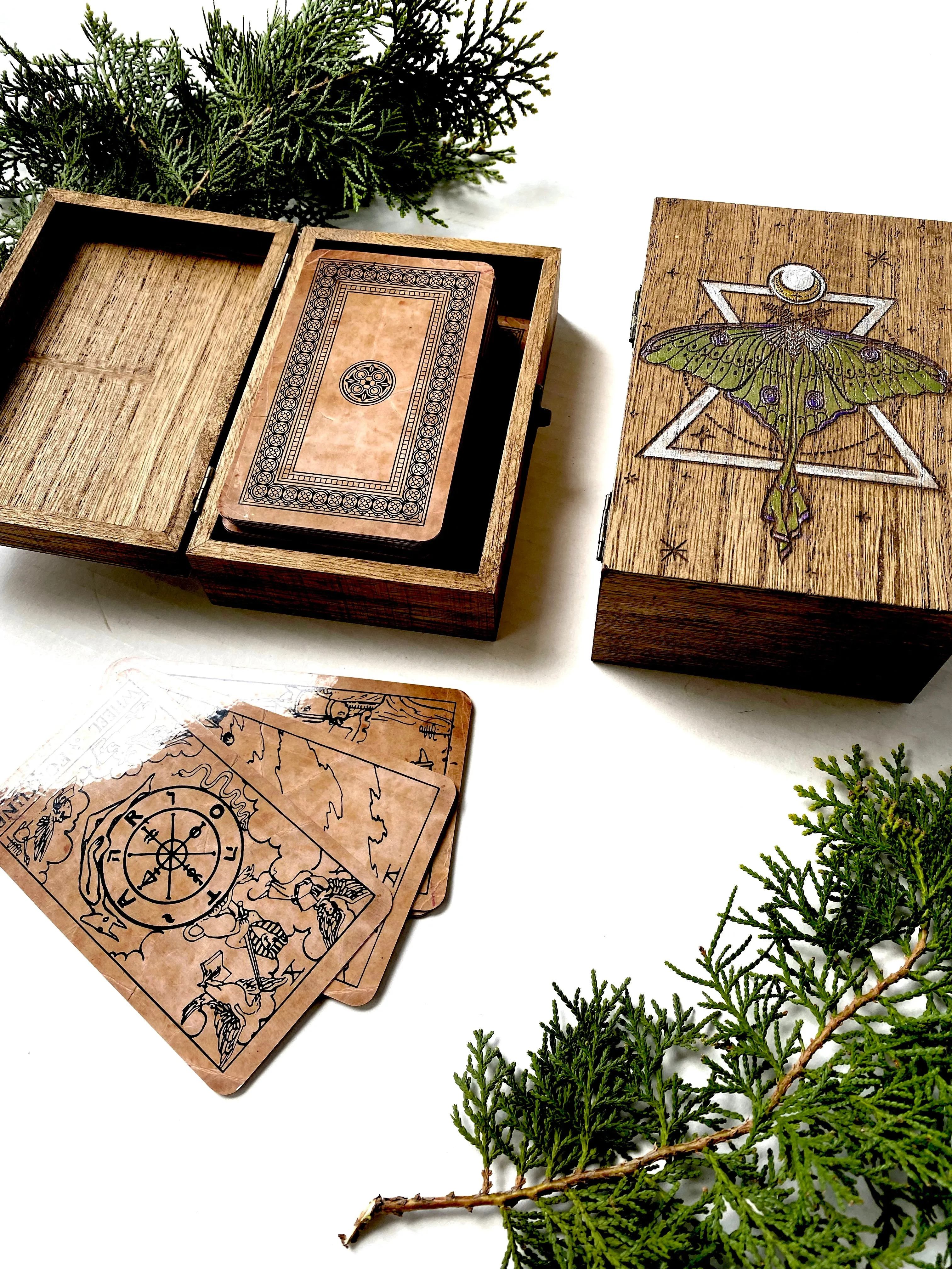 Luna Moth Tarot Box