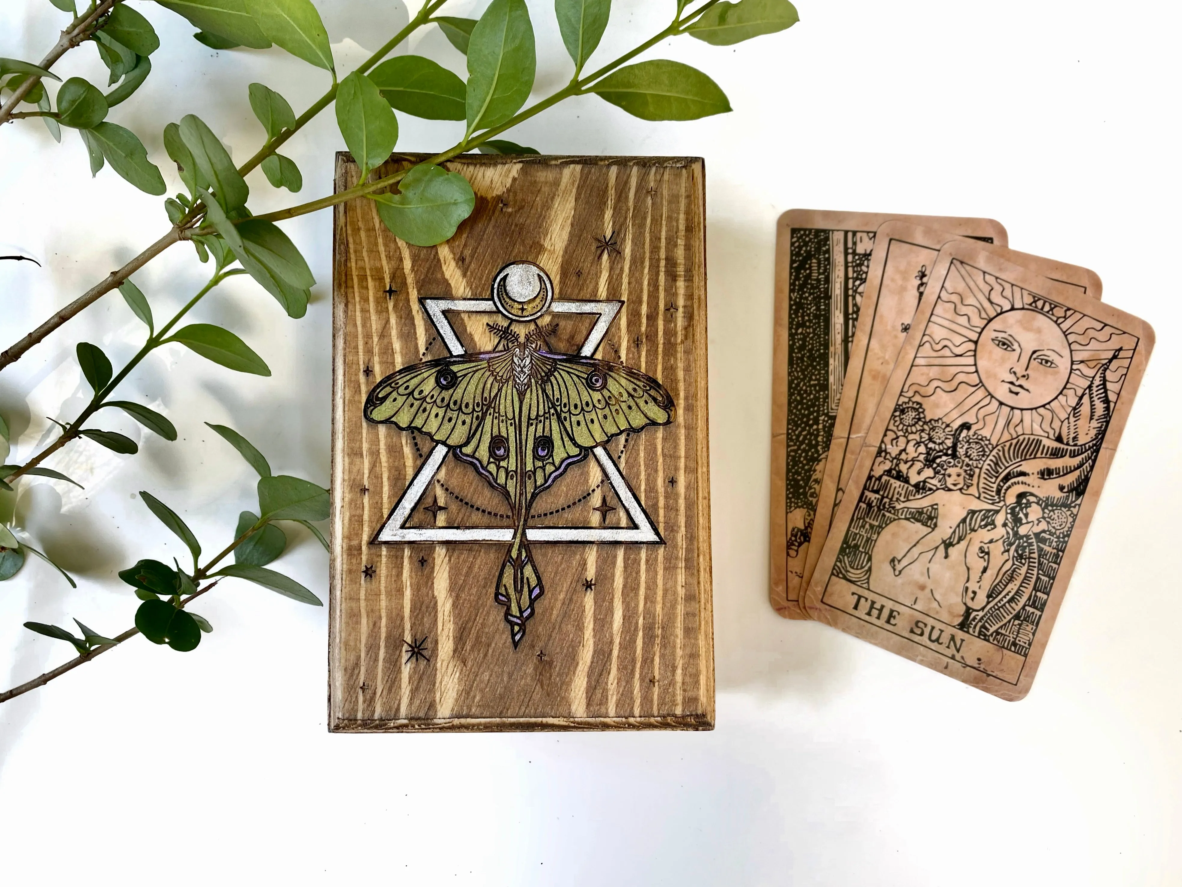 Luna Moth Tarot Box