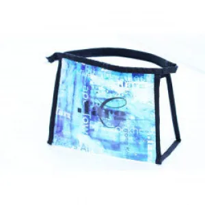 Makeup accessories - Transparent Makeup Bag Blue