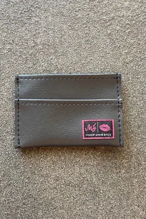 Makeup Junkie Game Day Card Holder - Charcoal