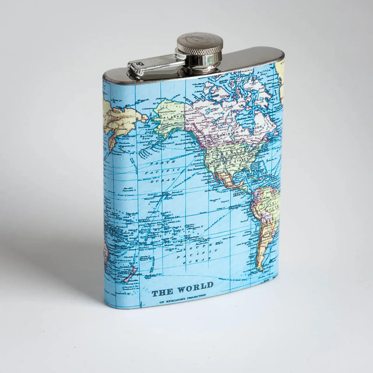 Man of the World Hip Flask