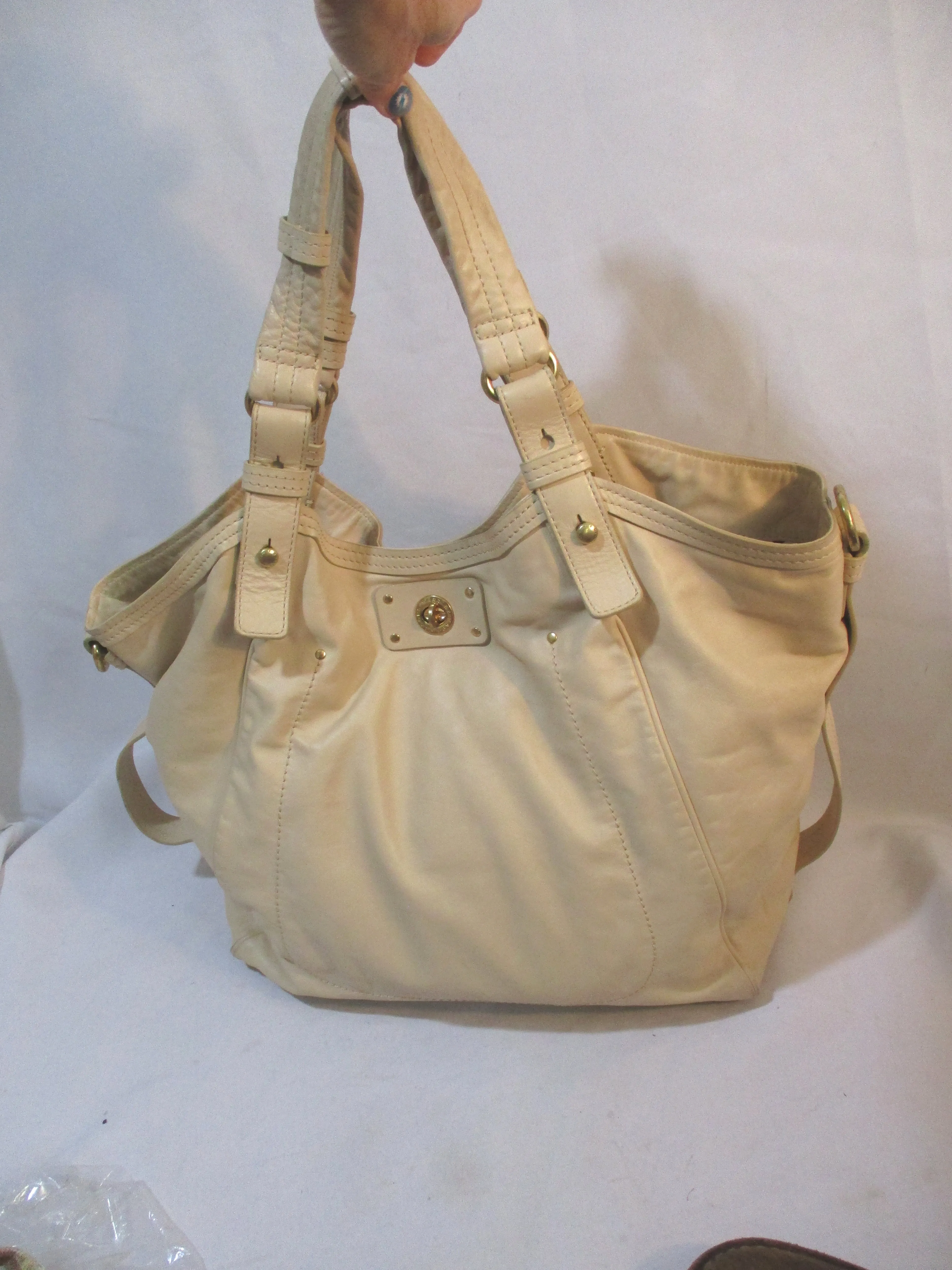 MARC JACOBS Leather  Satchel Bag Tote PURSE