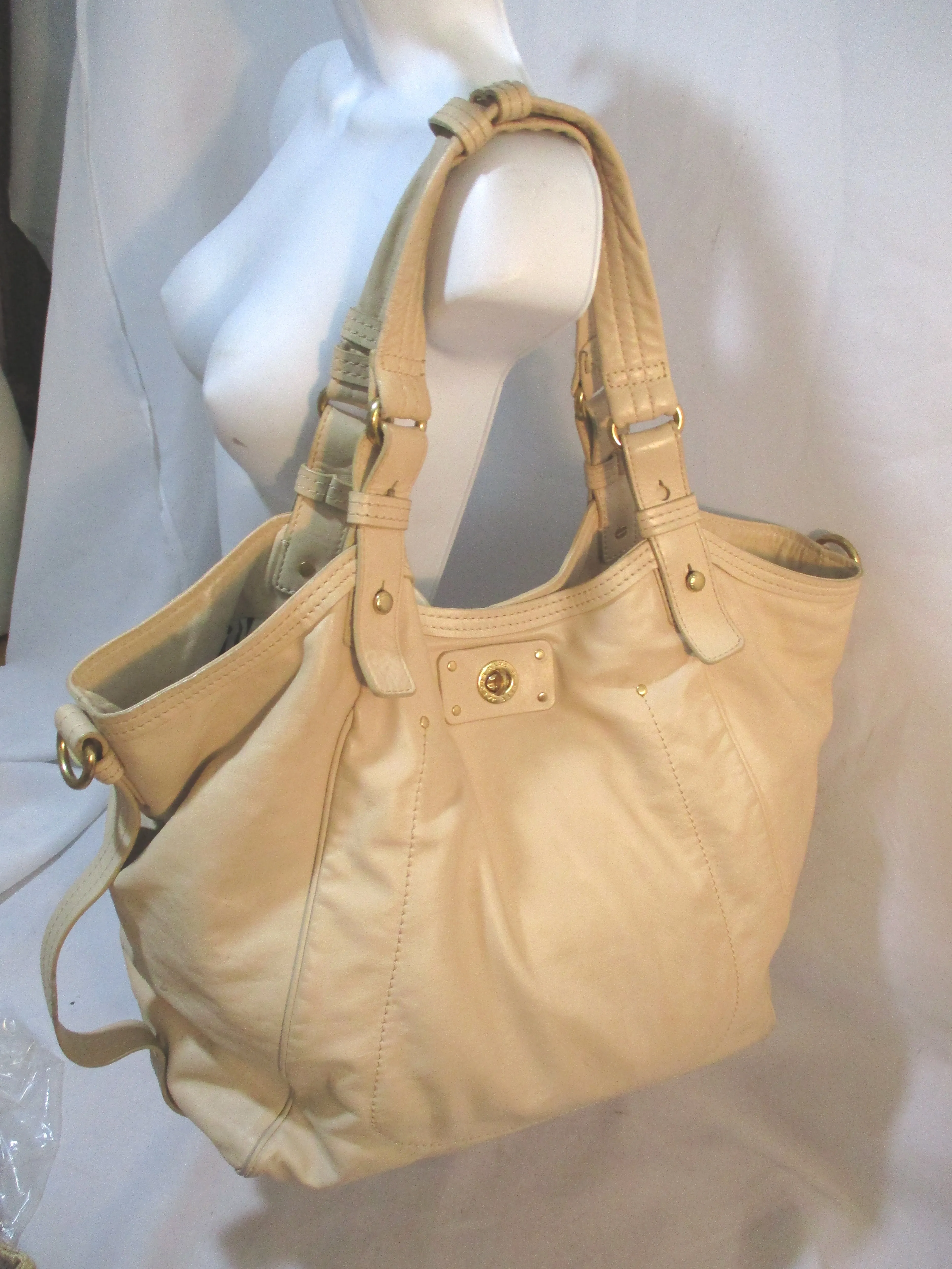 MARC JACOBS Leather  Satchel Bag Tote PURSE