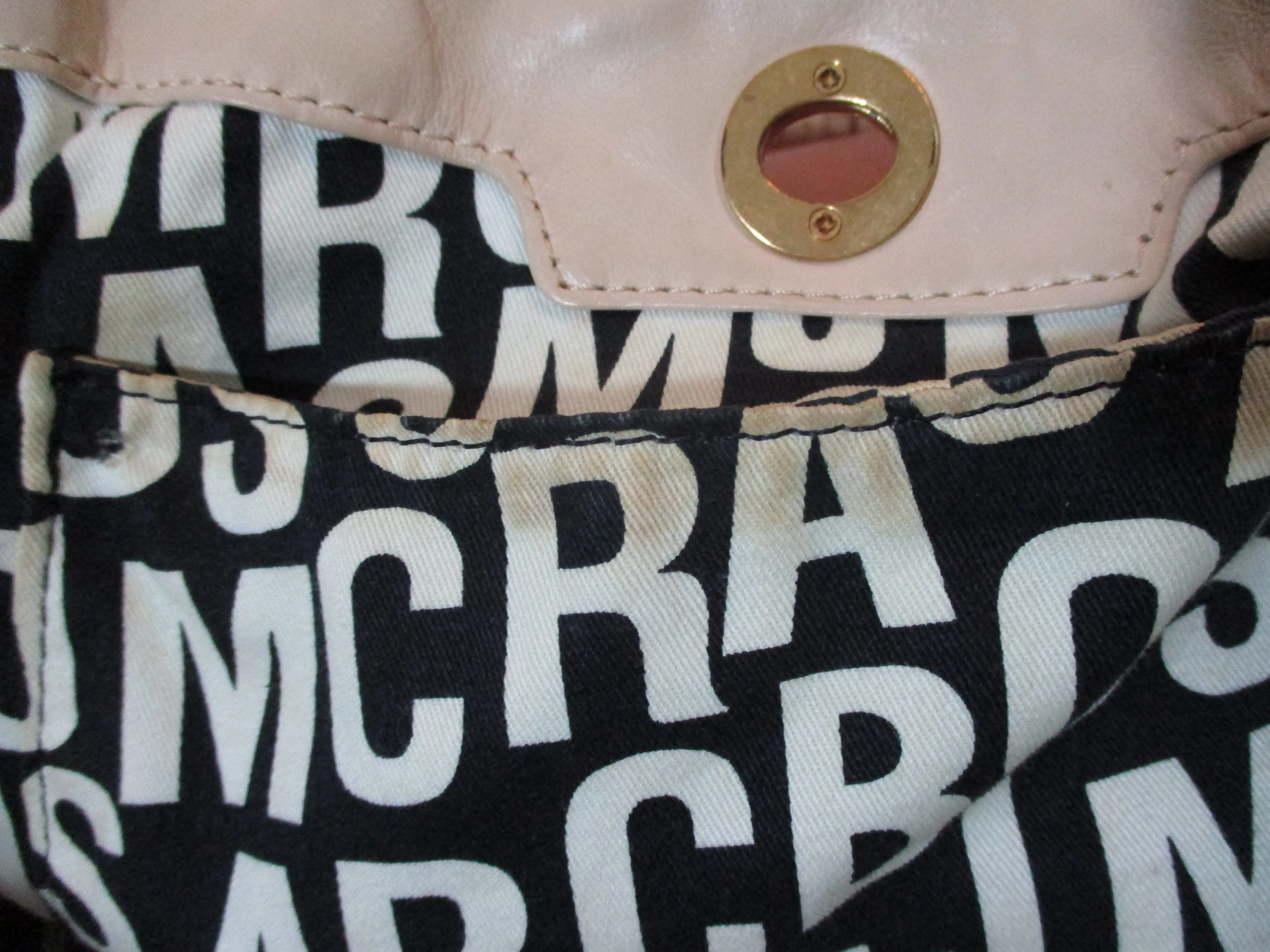 MARC JACOBS Leather  Satchel Bag Tote PURSE