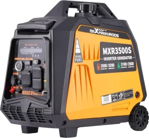Maxpeedingrods MXR3500-DC-CA Dual Fuel Inverter Generator 3200W/3500W RV and Parallel Ready with CO Alert and Electric Start New Canada Only