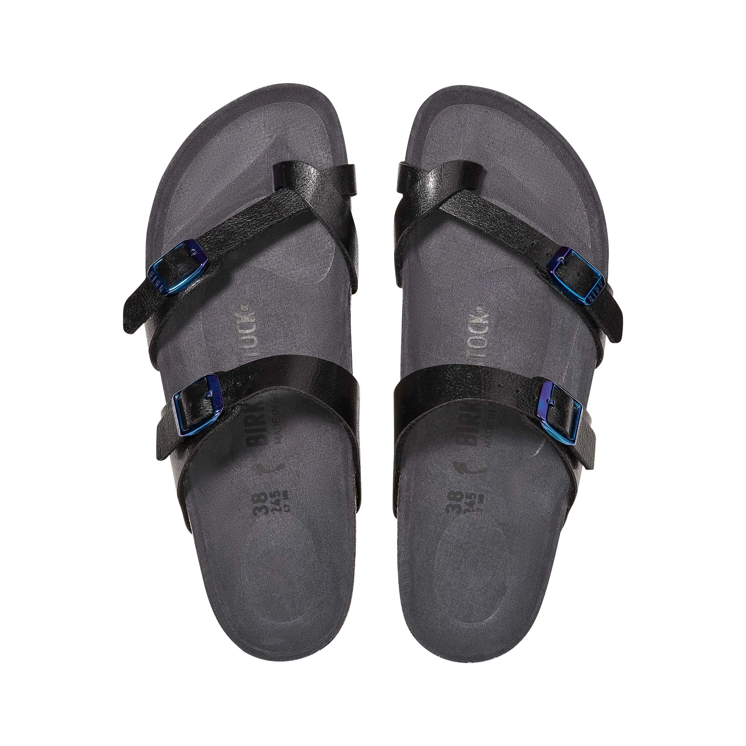 Mayari Graceful Licorice/Metallic Blue Birko-Flor