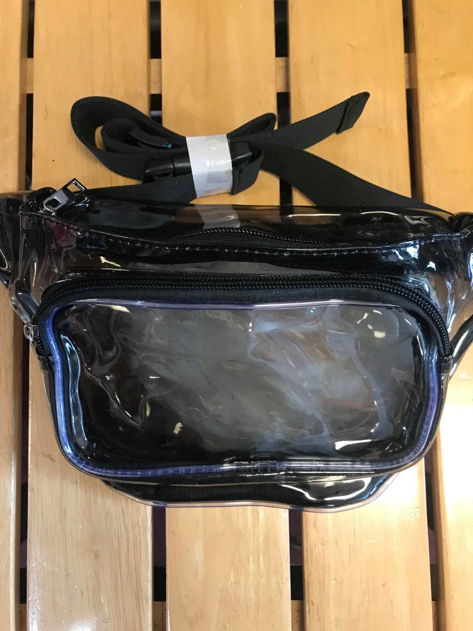 MB FASHION Clear Transparent Fanny Pack with Adjustable Strap 005