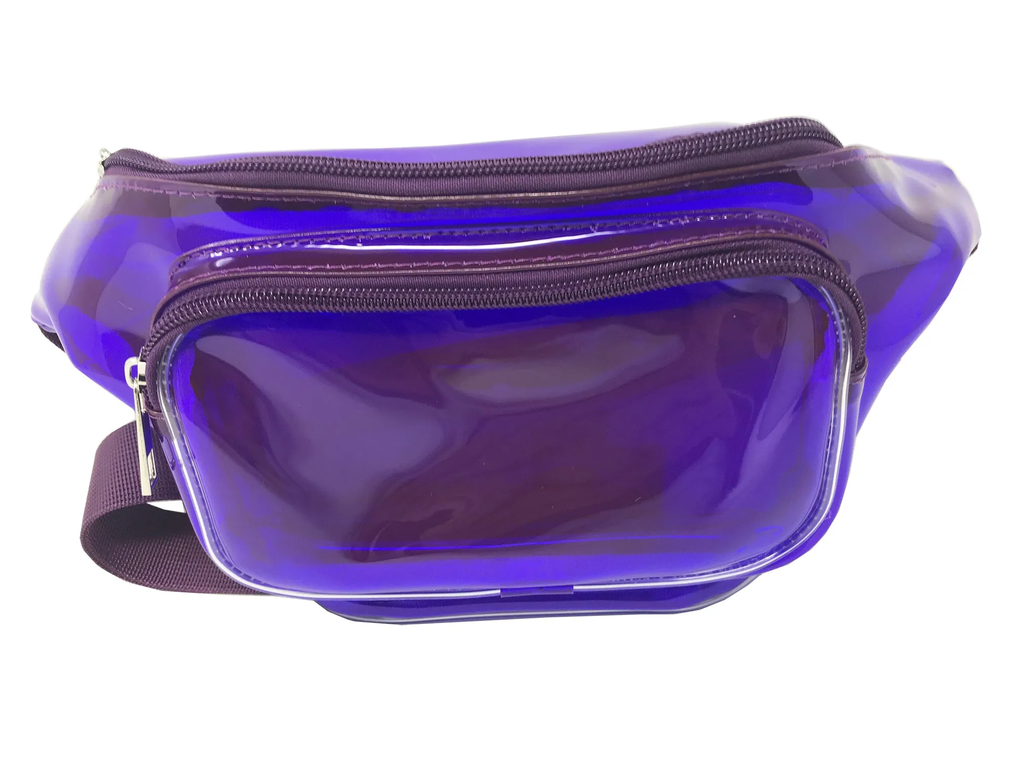 MB FASHION Clear Transparent Fanny Pack with Adjustable Strap 005