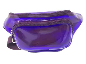 MB FASHION Clear Transparent Fanny Pack with Adjustable Strap 005
