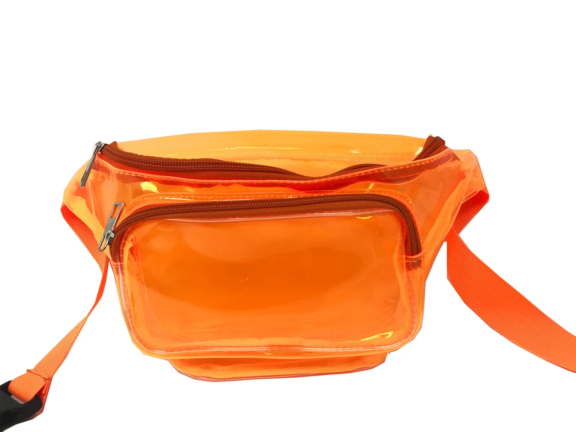 MB FASHION Clear Transparent Fanny Pack with Adjustable Strap 005