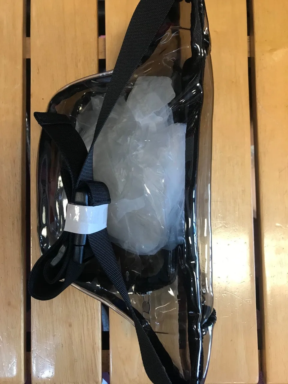 MB FASHION Clear Transparent Fanny Pack with Adjustable Strap 005