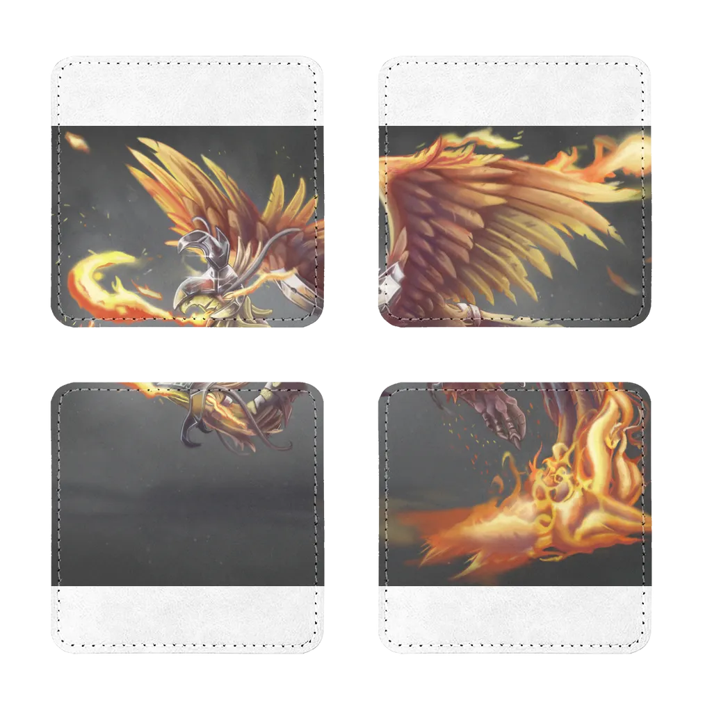MercilessPheonix_Concept_noname Sublimation Coasters Pack of Four