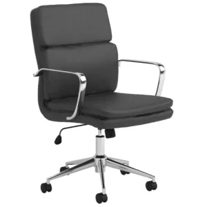 Mid century office chair mid back