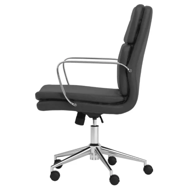 Mid century office chair mid back