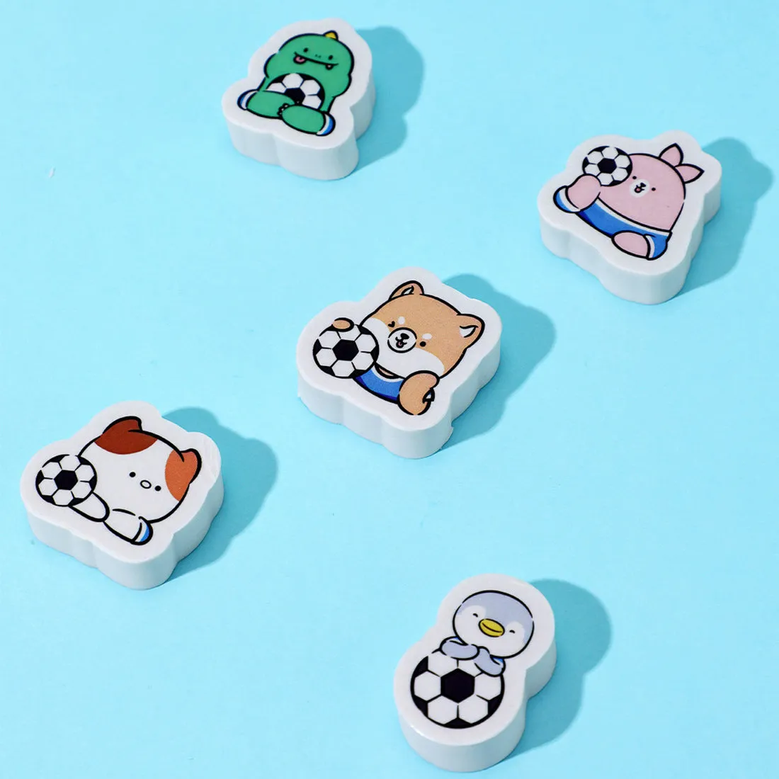 MINISO Mini Family Sports 5 Easers Set