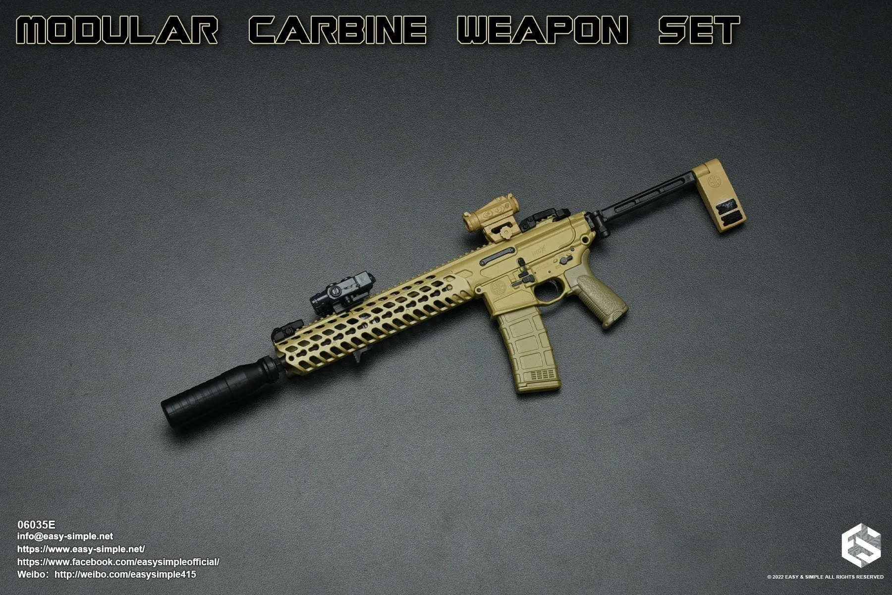 Modular Carbine Weapon Set Ver. E - Chest Rig w/Fanny Pack