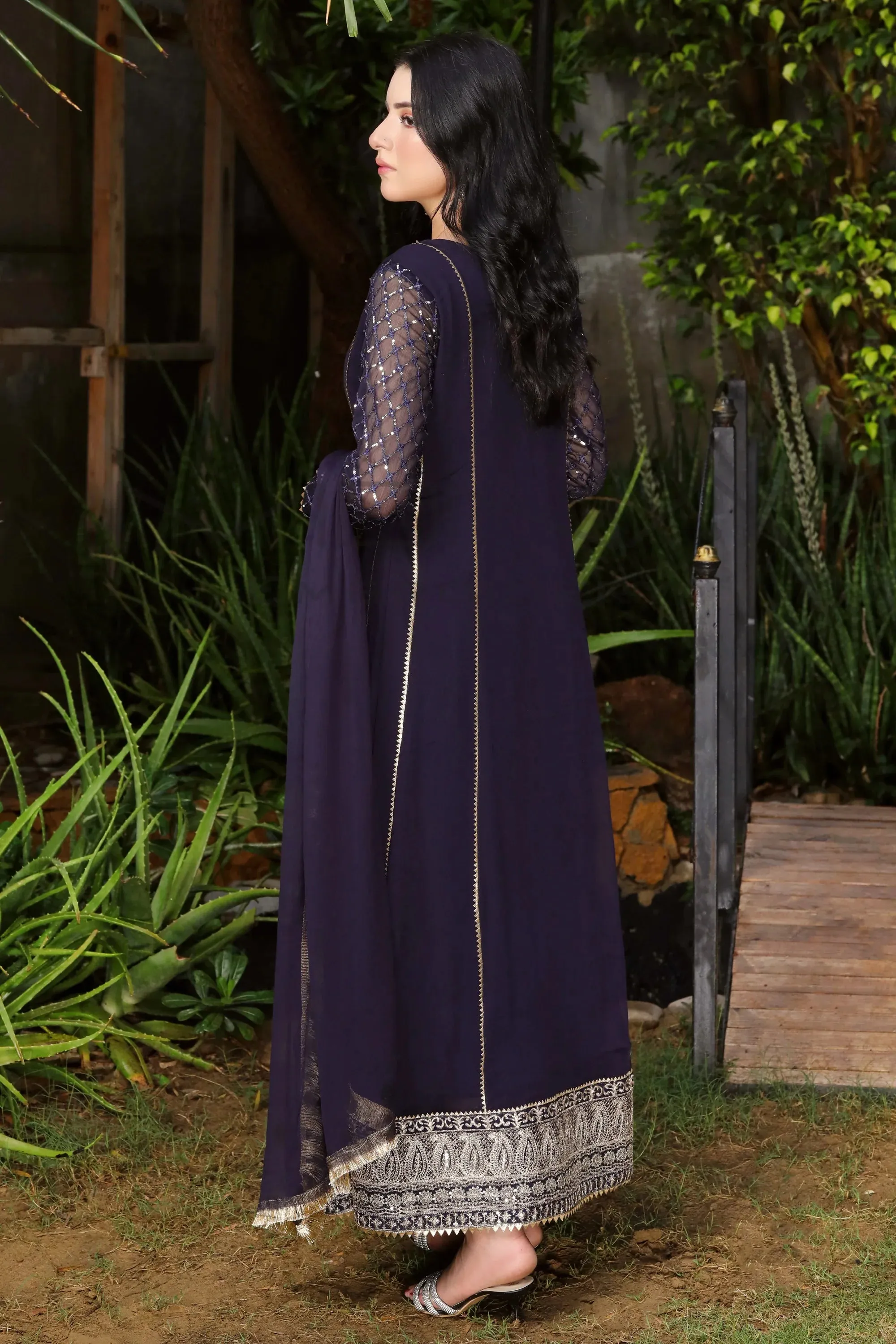 Mona - Luminous - Navy Blue