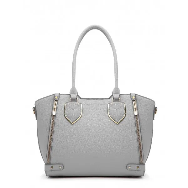 Moonlight Sonata Dove Grey Shoulder Bag