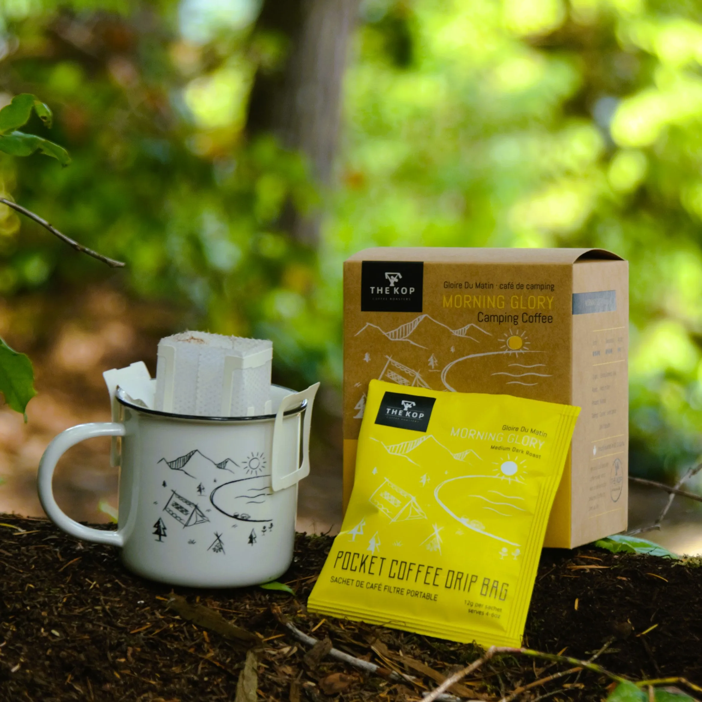 Morning Glory Camping Coffee | Medium Roast | 10 Bags