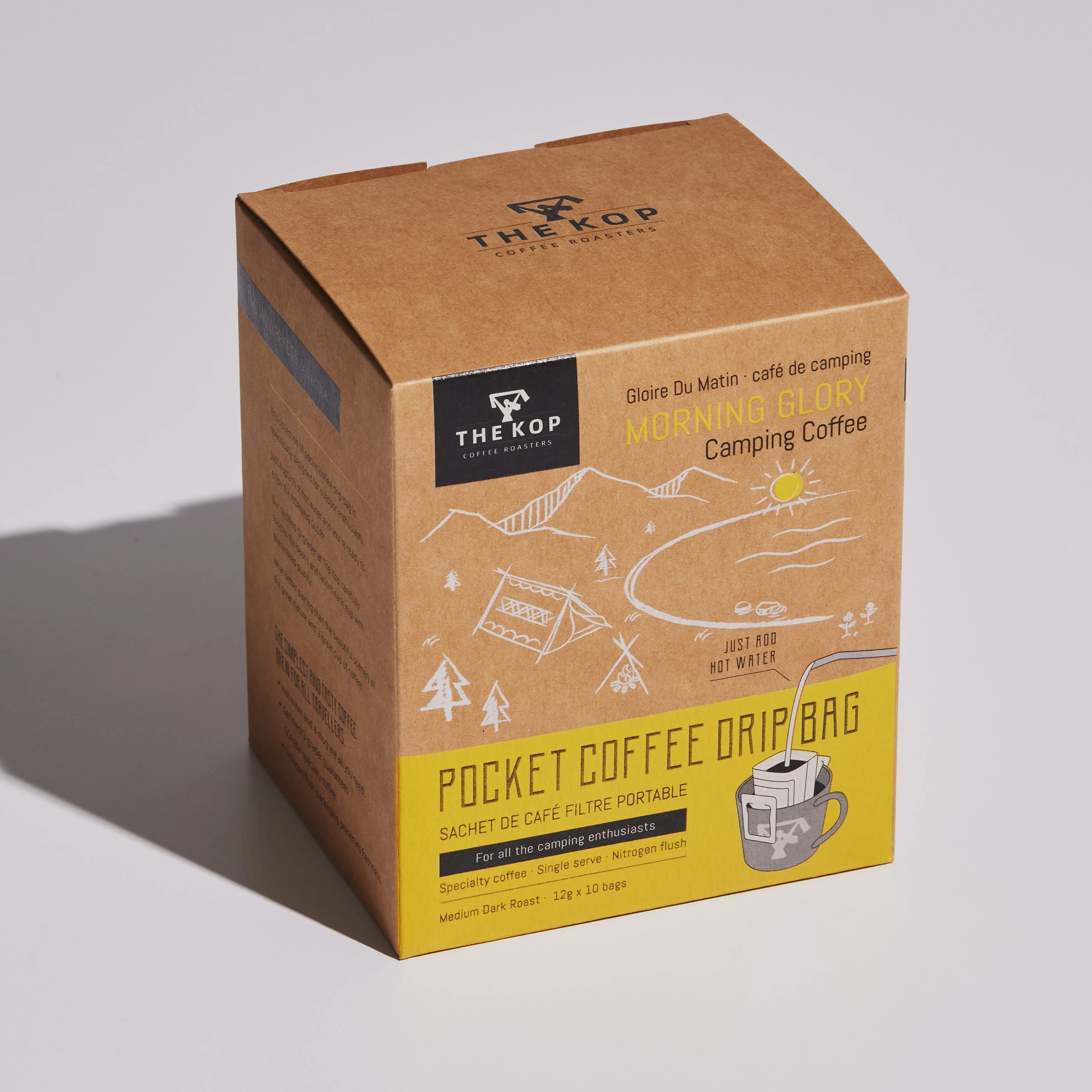 Morning Glory Camping Coffee | Medium Roast | 10 Bags