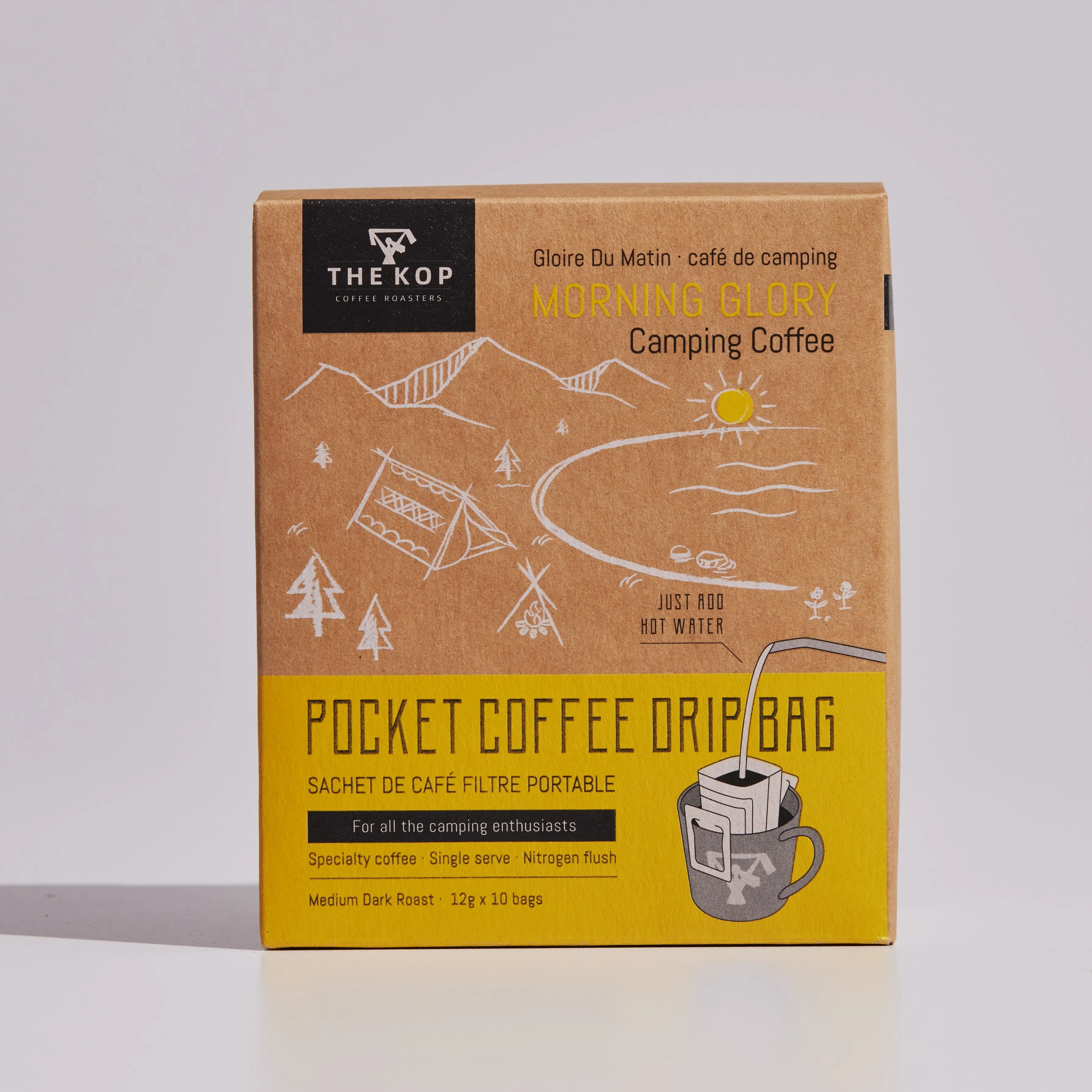 Morning Glory Camping Coffee | Medium Roast | 10 Bags