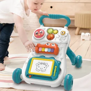 Multi-functional Baby Musical Learner Walker - Blue
