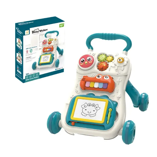 Multi-functional Baby Musical Learner Walker - Blue