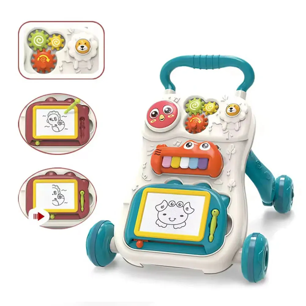 Multi-functional Baby Musical Learner Walker - Blue