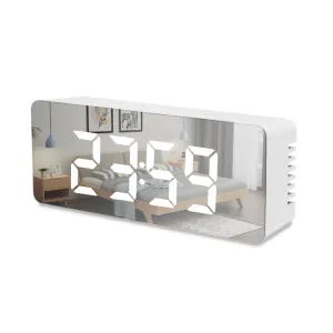 multi-functional mirror electronic alarm clock