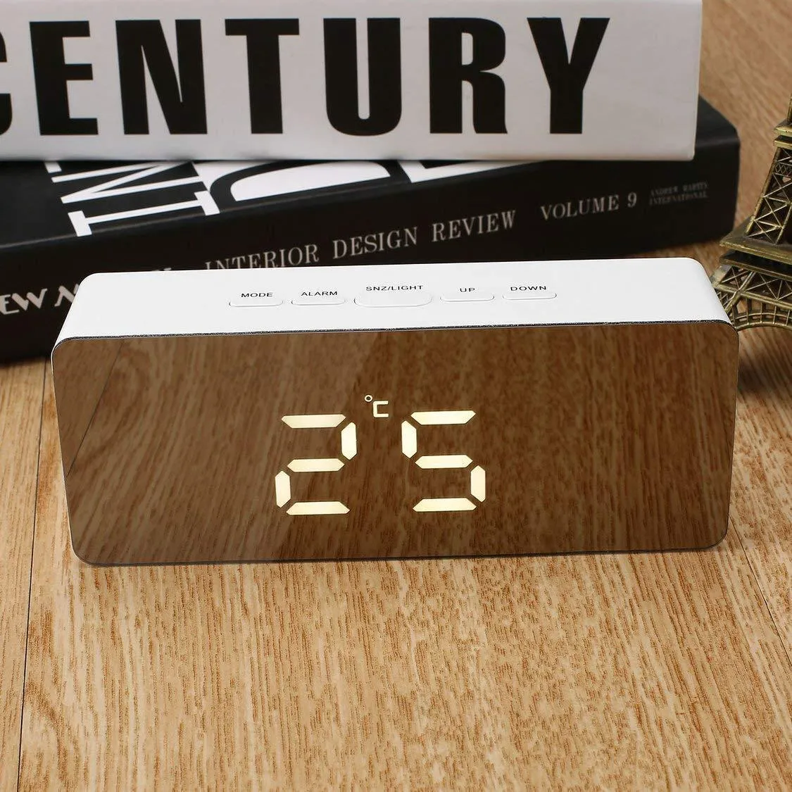 multi-functional mirror electronic alarm clock