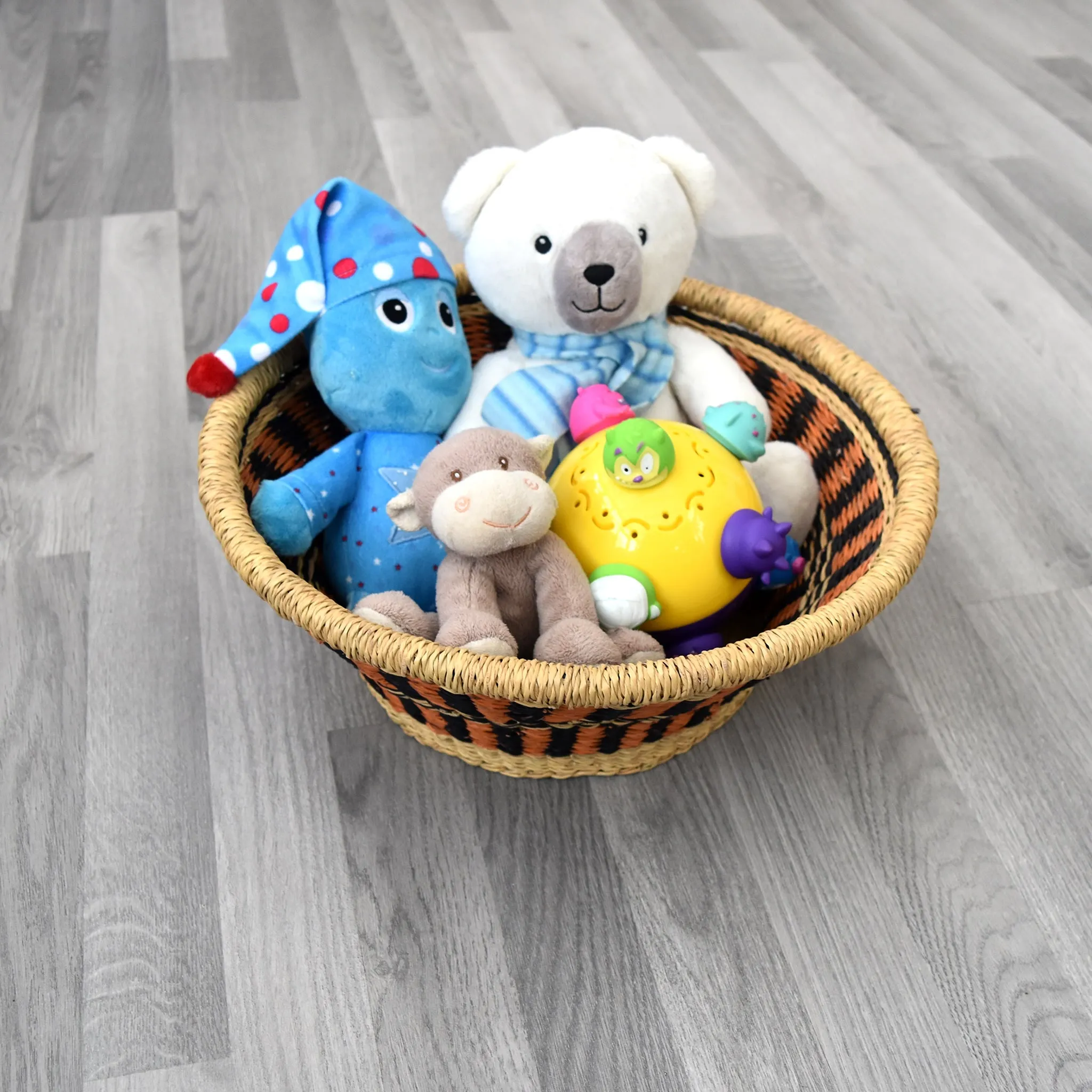 Multi-functional Straw basket I Storage Basket_2