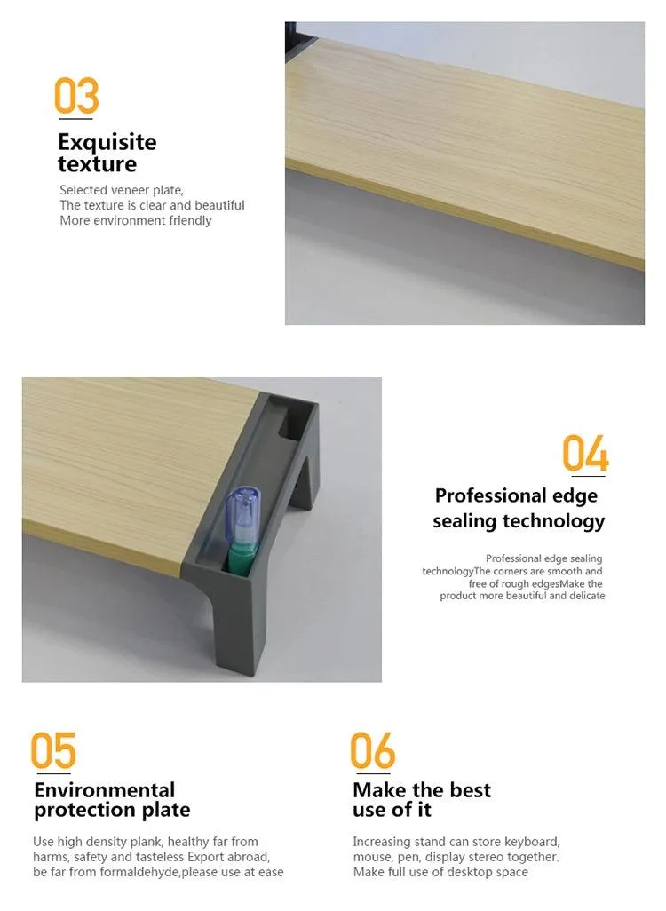 Multi-Functional Wood Computer Monitor Stand Xf0666