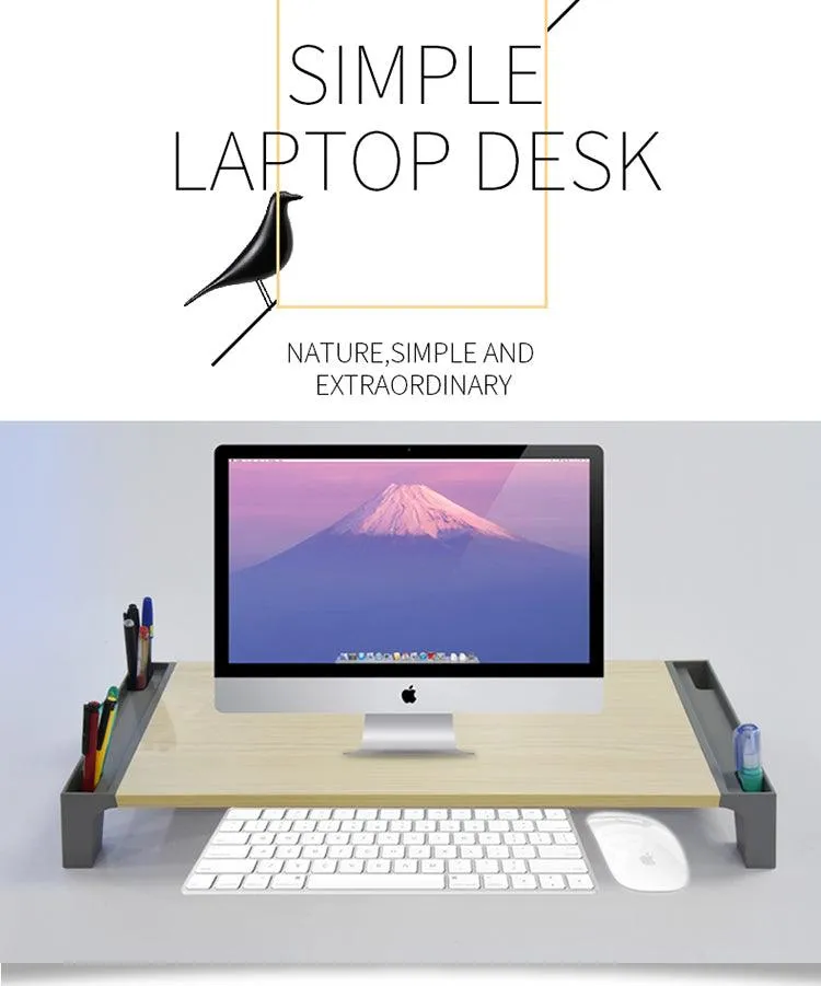 Multi-Functional Wood Computer Monitor Stand Xf0666