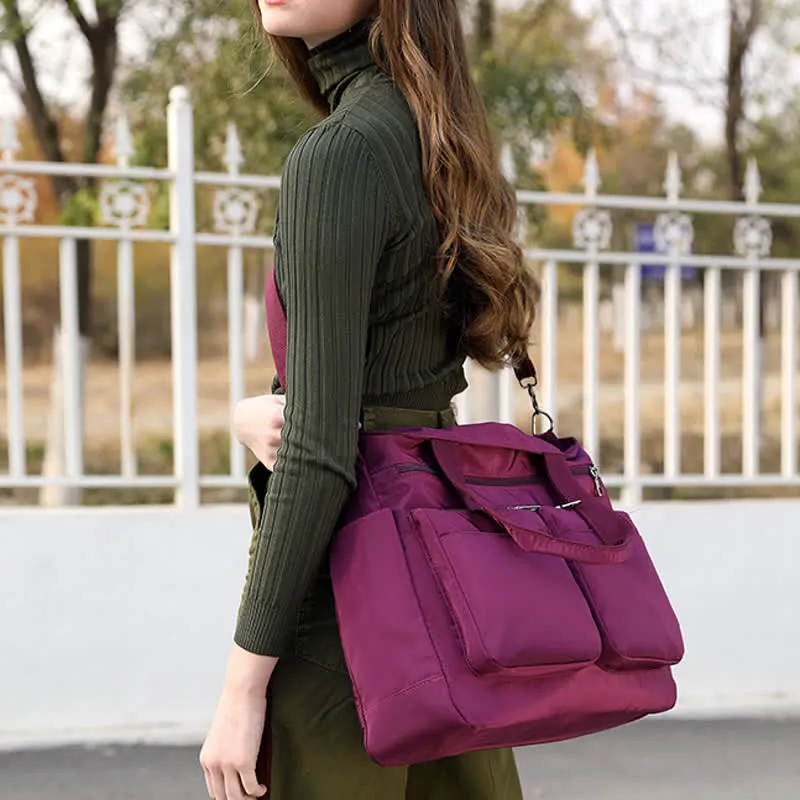 Multi-Pocket Large Capacity Lightweight Waterproof Casual Crossbody Bag Handbag