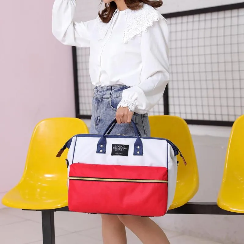 Nappy Bag Mummy Large Capacity Bag Mom Baby Multi-function Waterproof Outdoor Travel Diaper Bags Stroller Mommy Maternity Totes
