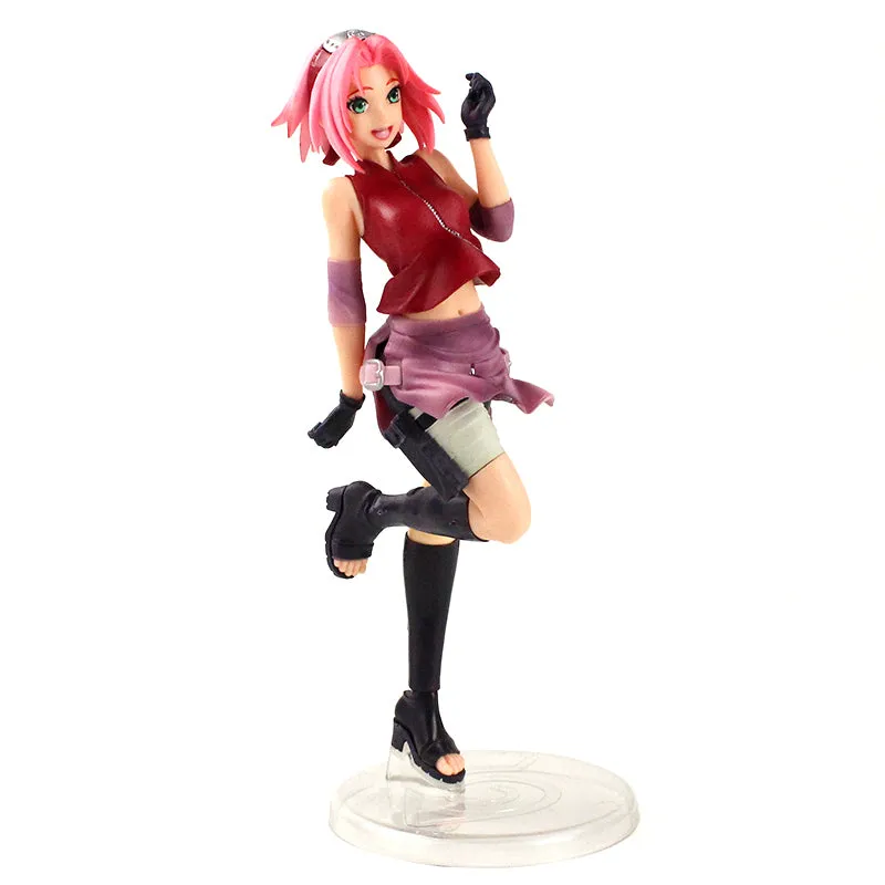 Naruto Anime Sakura Haruno Action Figure Cute Pose | 23 CM |