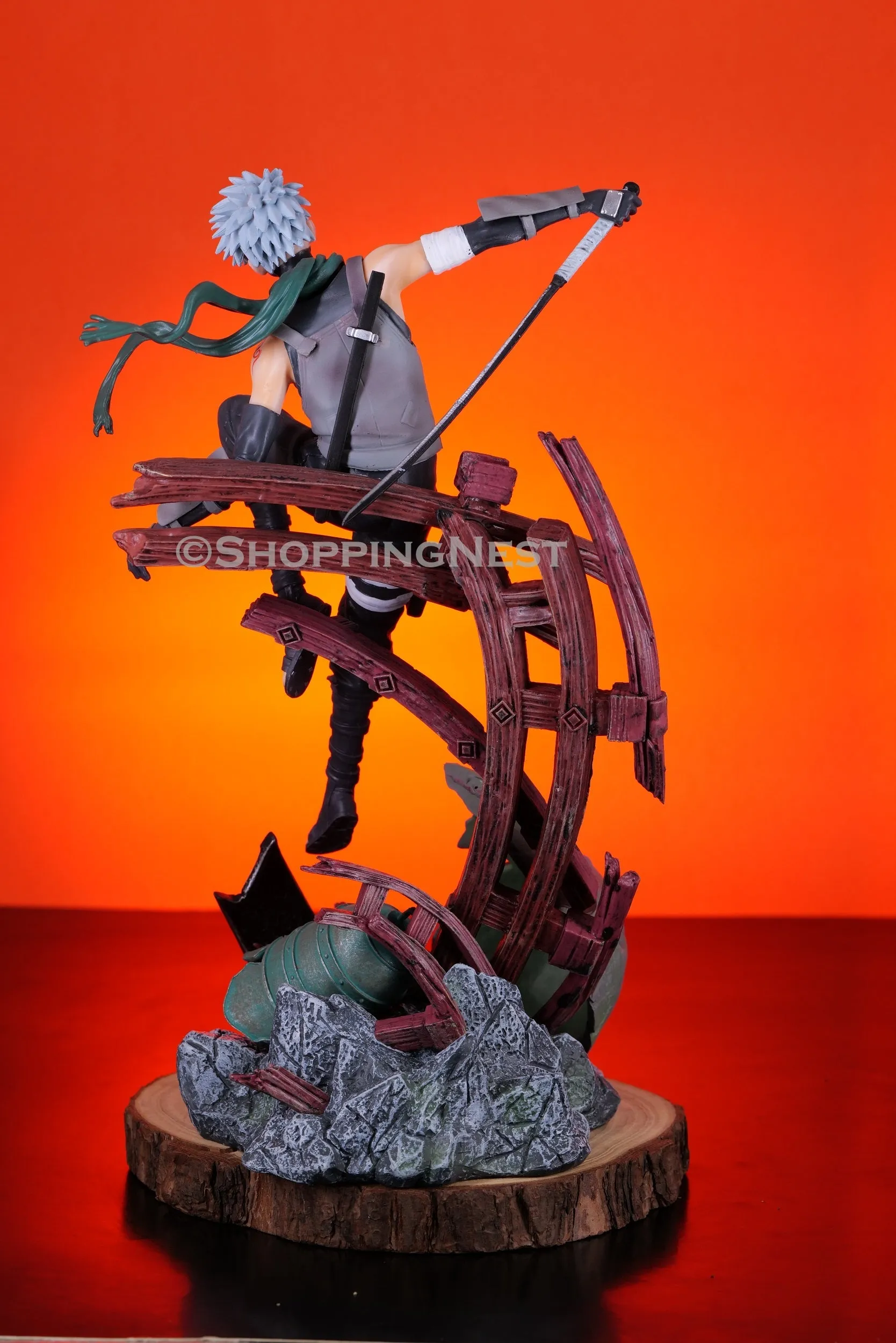 Naruto Hatake Kakashi Anbu Black Ops Action Figure  | 33 Cms |