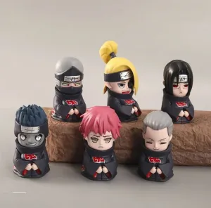 Naruto Palm Series Akatsuki Full set Of 6 Action Figure | 10 CMS |
