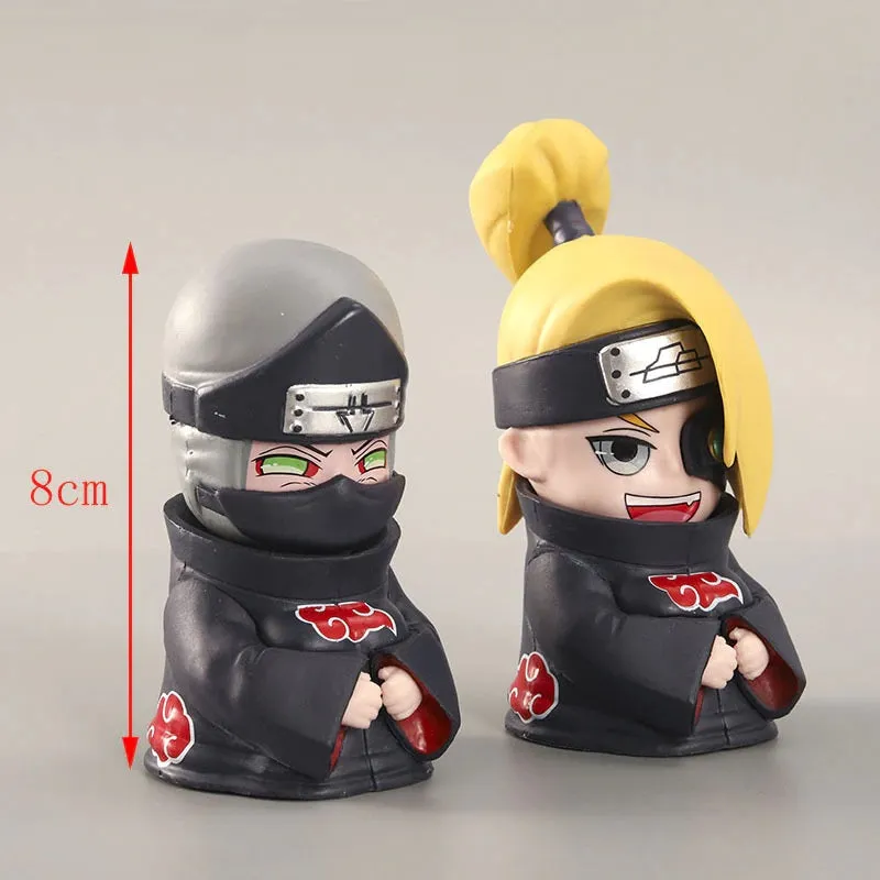Naruto Palm Series Akatsuki Full set Of 6 Action Figure | 10 CMS |