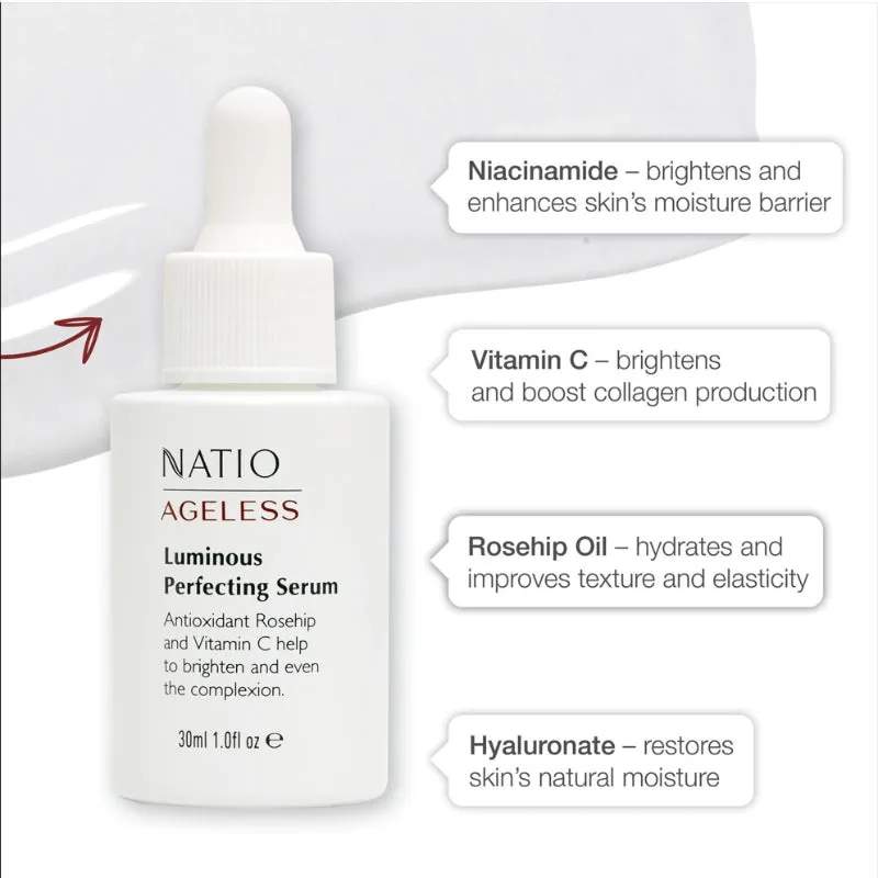 Natio Ageless Luminous Perfecting Serum, 30ml