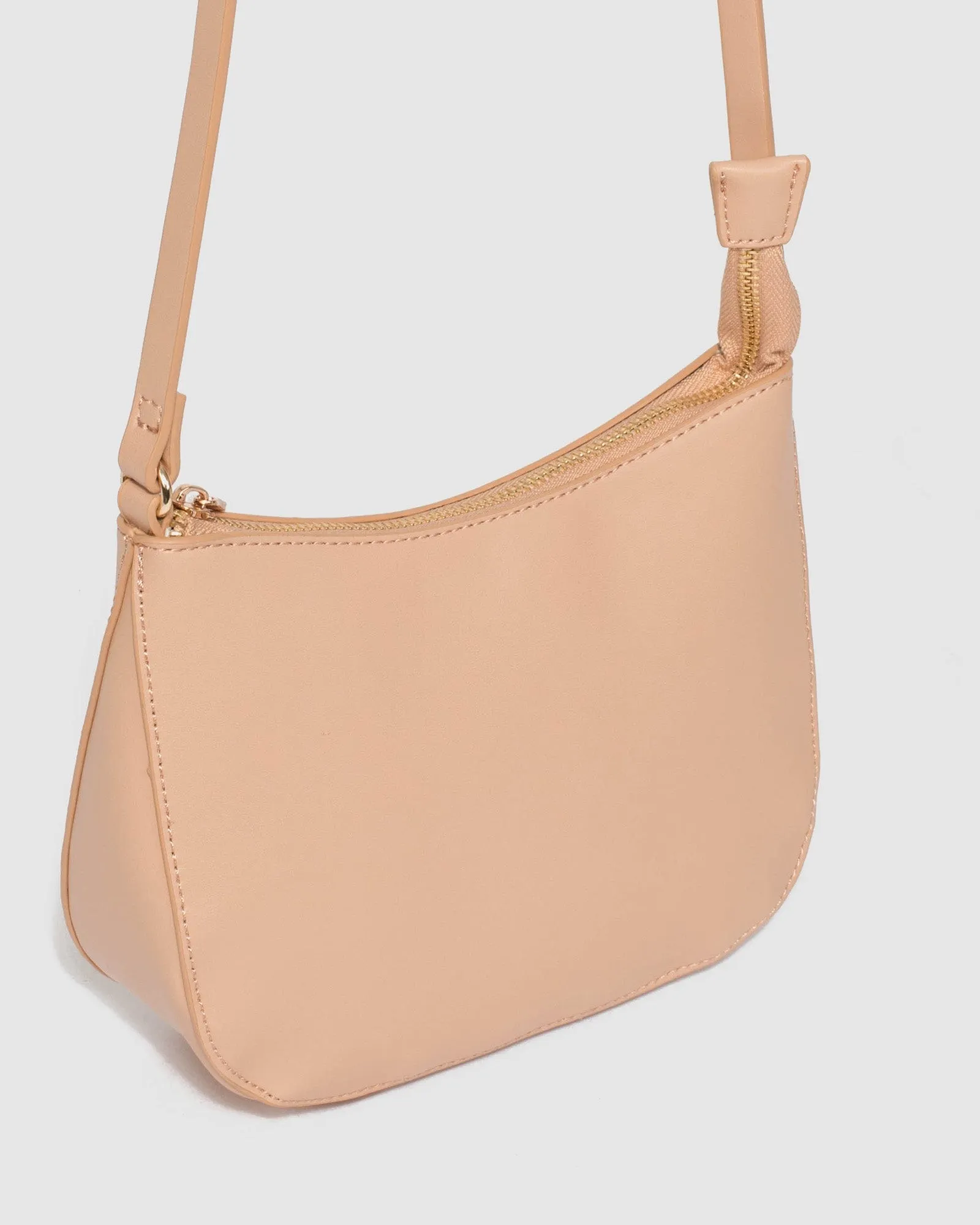 Nude Selena Saddle Crossbody Bag