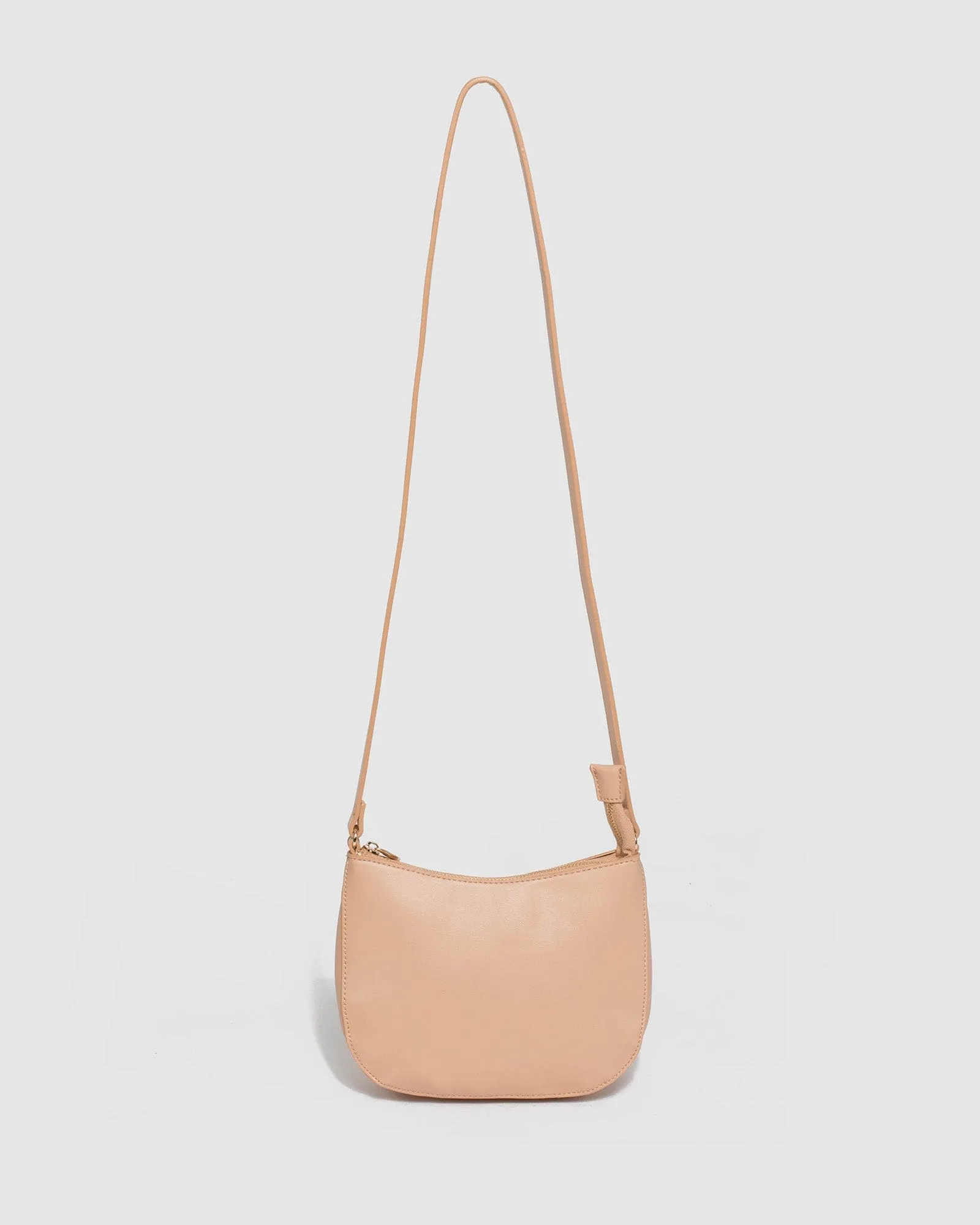 Nude Selena Saddle Crossbody Bag