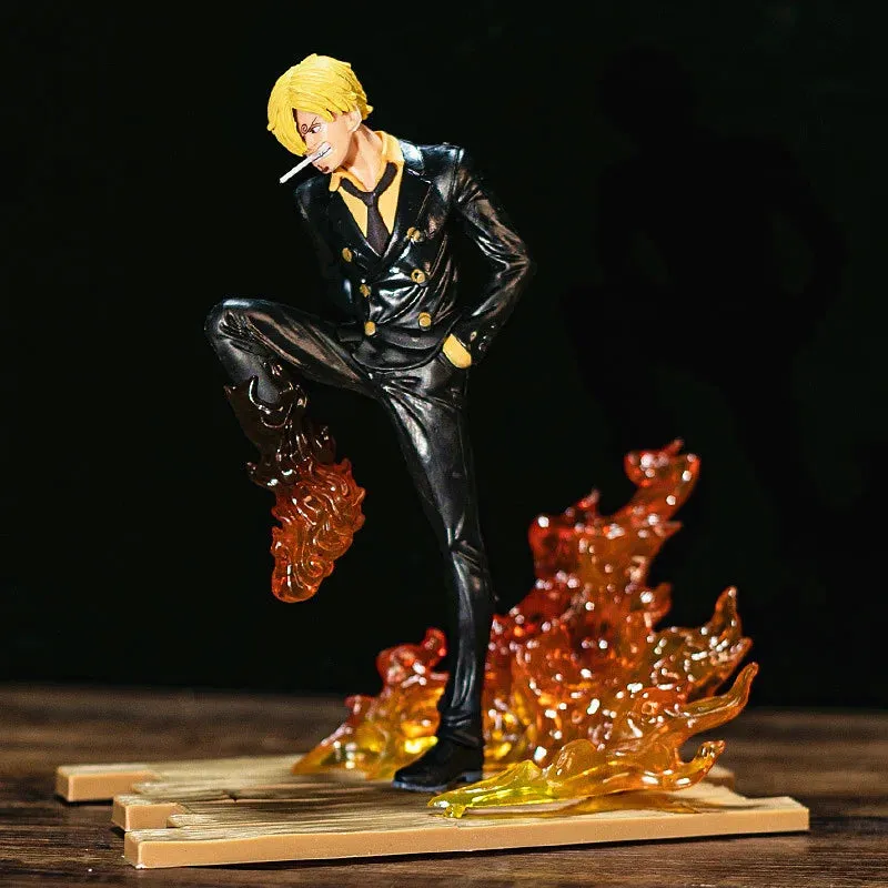 One piece Anime | Zoro Sanji Fight scene Figurine | 13 - 16 CM |
